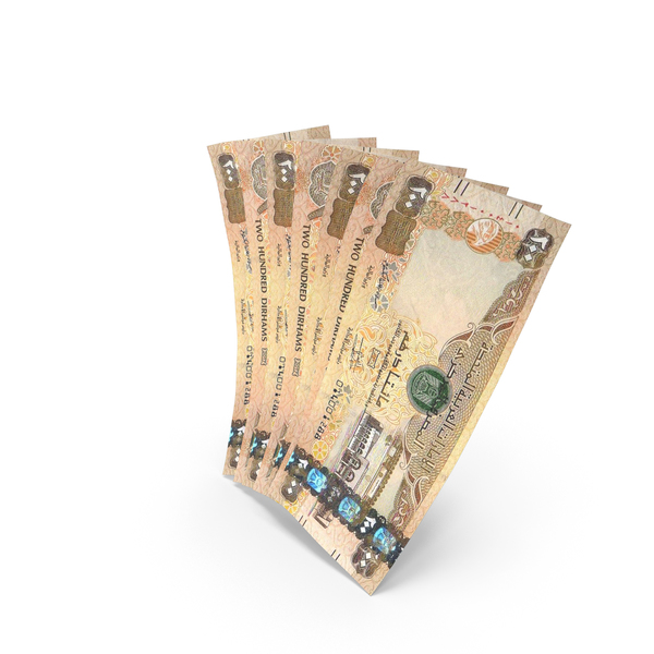 Handful of 200 United Arab Emirates Dirham Banknote Bills PNG & PSD Images Handful of 200 United Arab Emirates Dirham Banknote Bills PNG & PSD Images