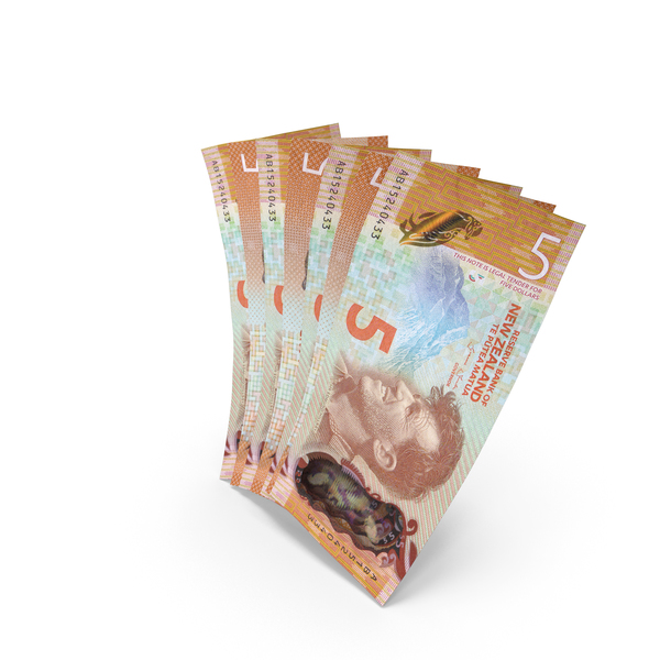 Handful of 5 New Zealand Dollar Banknote Bills PNG & PSD Images Handful of 5 New Zealand Dollar Banknote Bills PNG & PSD Images