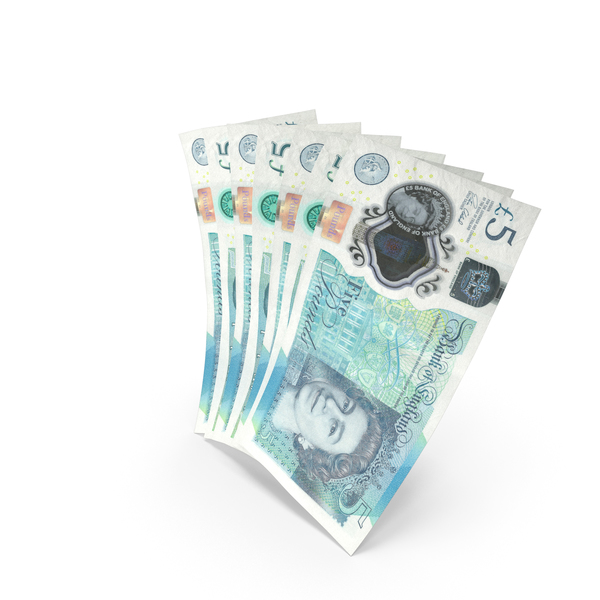 Handful of 5 UK Pound Banknote Bills PNG & PSD Images Handful of 5 UK Pound Banknote Bills PNG & PSD Images