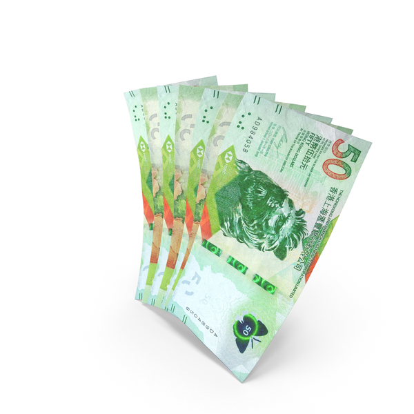 Fifty Bill: Handful of 50 Hong Kong Dollar Banknote Bills PNG & PSD Images