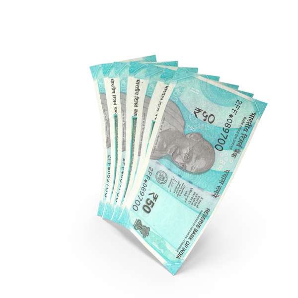 Handful of 50 Indian Rupee Banknote Bills PNG & PSD Images Handful of 50 Indian Rupee Banknote Bills PNG & PSD Images