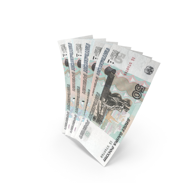 Handful of 50 Russian Ruble Banknote Bills PNG & PSD Images Handful of 50 Russian Ruble Banknote Bills PNG & PSD Images