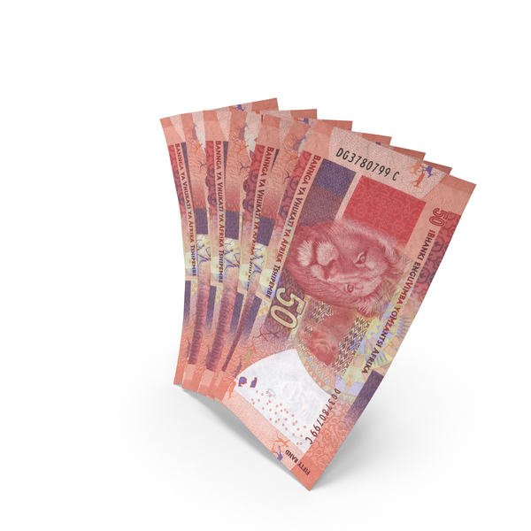 Russian Banknote: Handful of 50 South African Rand Bills PNG & PSD Images Russian Banknote: Handful of 50 South African Rand Bills PNG & PSD Images