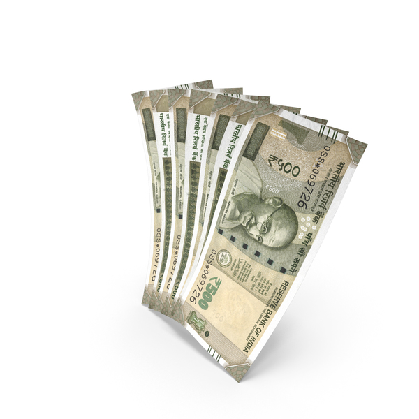 Handful of 500 Indian Rupee Banknote Bills PNG & PSD Images Handful of 500 Indian Rupee Banknote Bills PNG & PSD Images