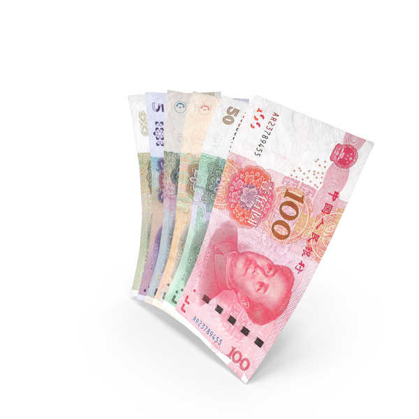 Handful of Chinese Yuan Banknote Bills PNG & PSD Images Handful of Chinese Yuan Banknote Bills PNG & PSD Images