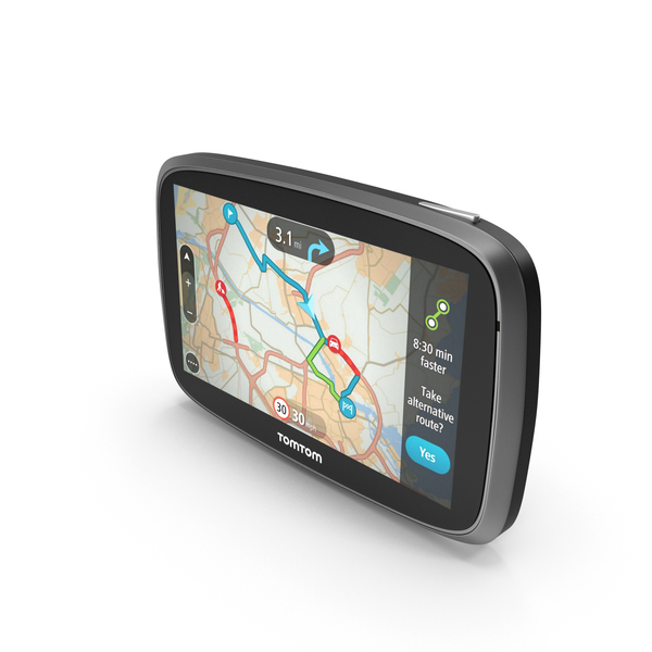 Navigator: Handheld GPS Unit TomTom GO 500 PNG & PSD Images