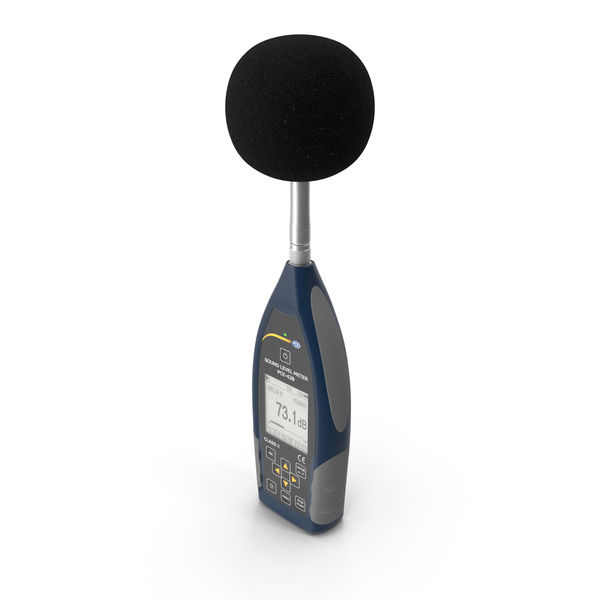 Sound Level: Handheld Sonometer SPL Meter PCE 428 PNG & PSD Images