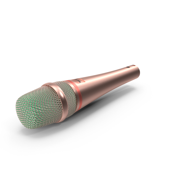 Handheld Vocal Microphone Mockup PNG & PSD Images