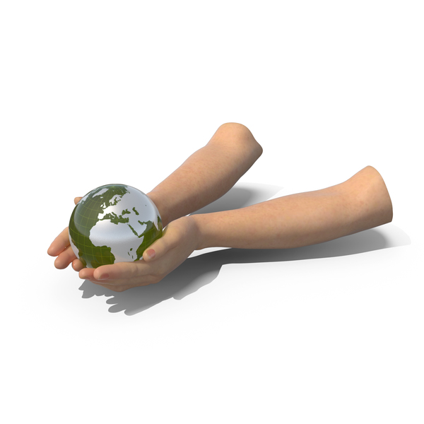 Shape: Hands Holding Globe PNG & PSD Images