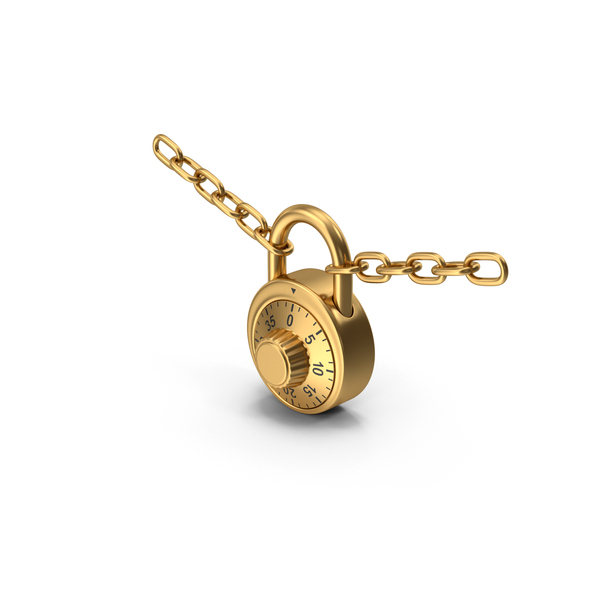 Hanging Chained Combination Padlock PNG & PSD Images Hanging Chained Combination Padlock PNG & PSD Images