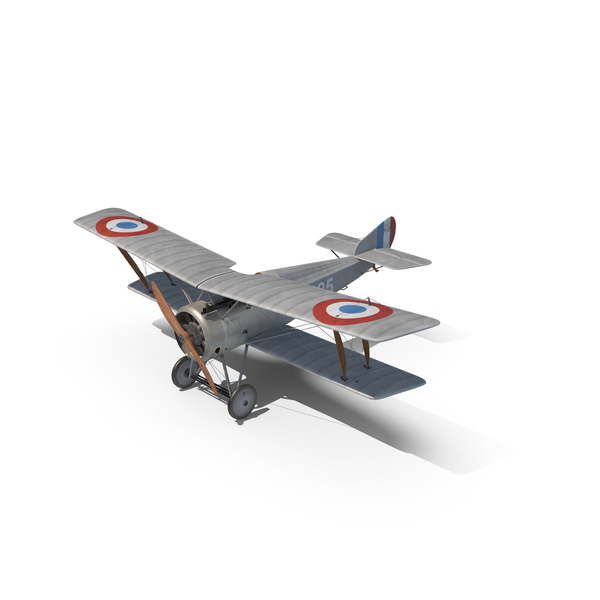 Military Biplane: Hanriot HD.1 PNG & PSD Images