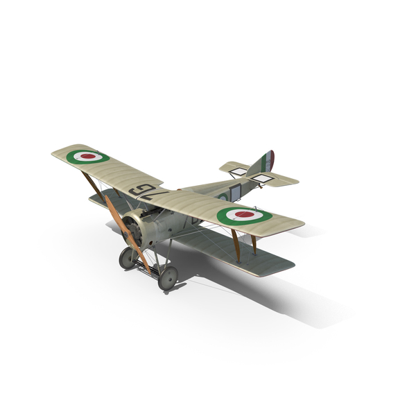 Military Biplane: Hanriot HD.1 Silvio Scaroni PNG & PSD Images