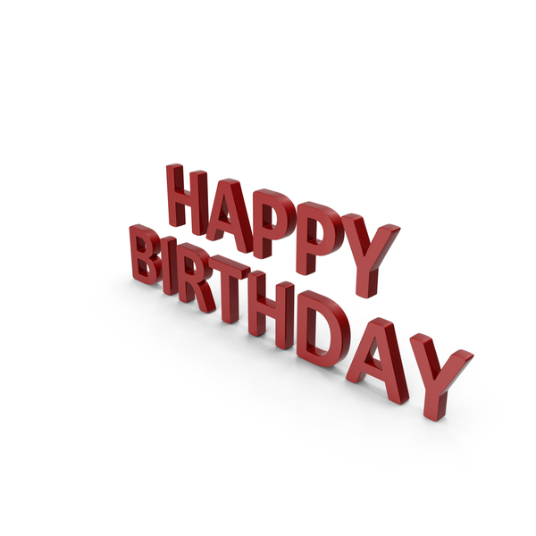 Symbols: Happy Birthday Symbol Red PNG & PSD Images Symbols: Happy Birthday Symbol Red PNG & PSD Images