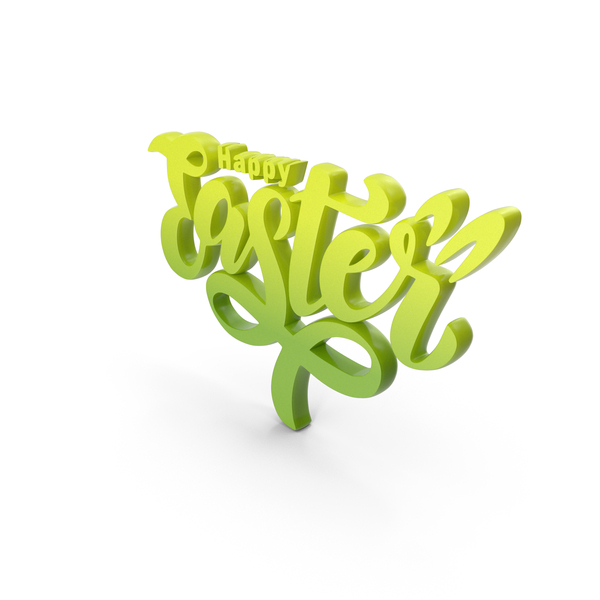 Roman Alphabet: Happy Easter Rabbit Banner Green PNG & PSD Images Roman Alphabet: Happy Easter Rabbit Banner Green PNG & PSD Images
