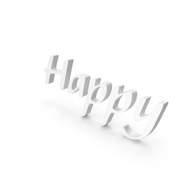 Roman Alphabet: Happy Gift Celebrate White PNG & PSD Images