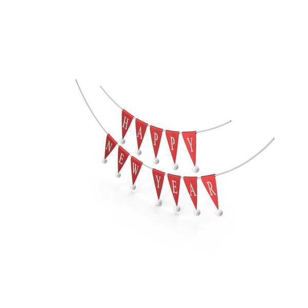 Christmas Wreath: Happy New Year Bunting Garland PNG & PSD Images Christmas Wreath: Happy New Year Bunting Garland PNG & PSD Images