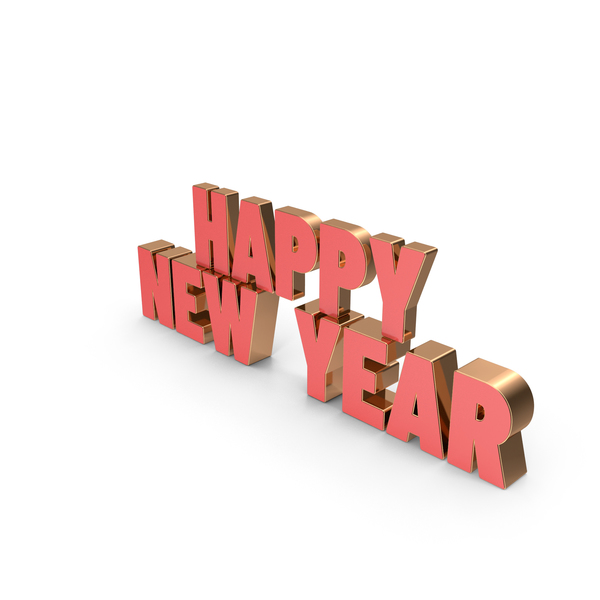 Happy New Year PNG Images & PSDs for Download | PixelSquid - S11647279B