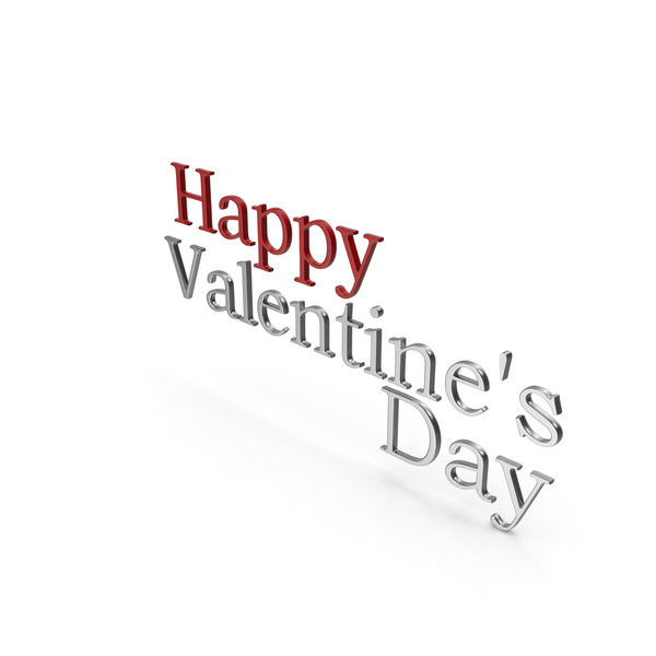 Symbols: Happy Valentine's Day Symbol Red and Silver PNG & PSD Images Symbols: Happy Valentine's Day Symbol Red and Silver PNG & PSD Images