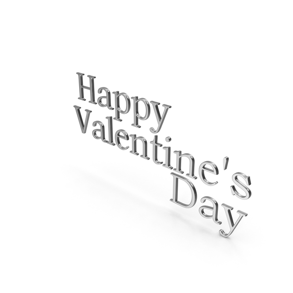 Symbols: Happy Valentine's Day Symbol Silver PNG & PSD Images Symbols: Happy Valentine's Day Symbol Silver PNG & PSD Images