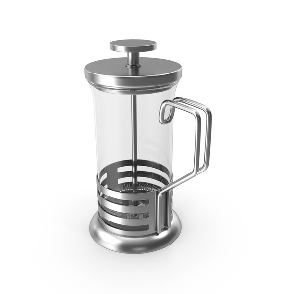 French Coffee Pot: Hario Tea Press Bright PNG & PSD Images