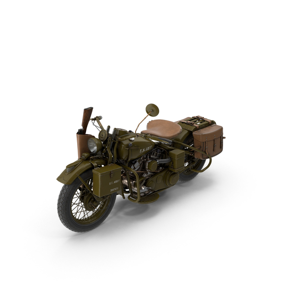 Motorcycle: Harley Davidson WLA PNG & PSD Images Motorcycle: Harley Davidson WLA PNG & PSD Images