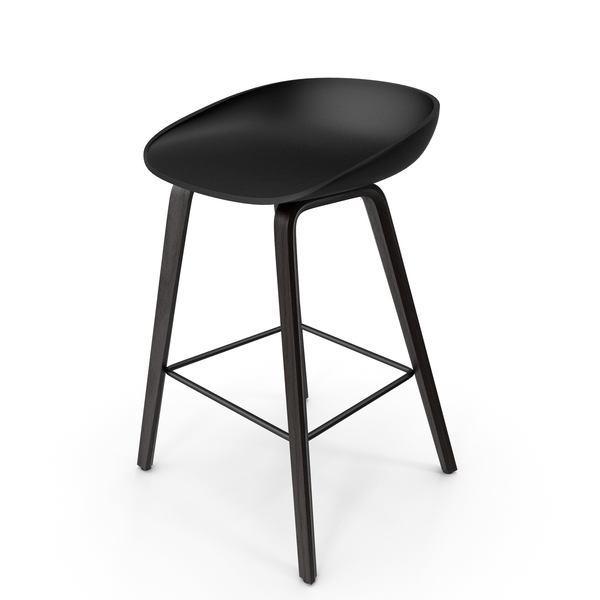 Hay Aas 32 Bar Stool and Counter Stool PNG & PSD Images