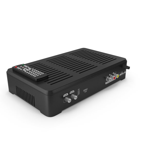 Cable Receiver: HDTV Digital Converter Box PNG & PSD Images Cable Receiver: HDTV Digital Converter Box PNG & PSD Images