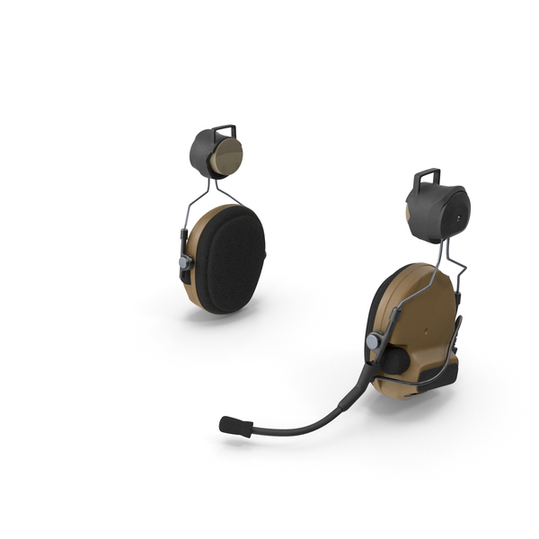 Headset for Tactical Helmet PNG & PSD Images