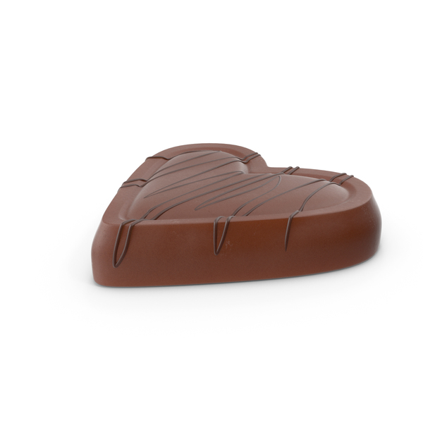 Heart Chocolate Candy with Chocolate Line PNG & PSD Images Heart Chocolate Candy with Chocolate Line PNG & PSD Images