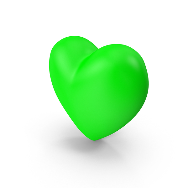 Shape: Heart Green PNG & PSD Images