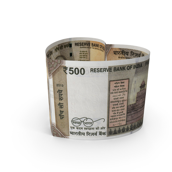 Banknote: Heart Shap Indian 500 Rupees Note PNG & PSD Images Banknote: Heart Shap Indian 500 Rupees Note PNG & PSD Images