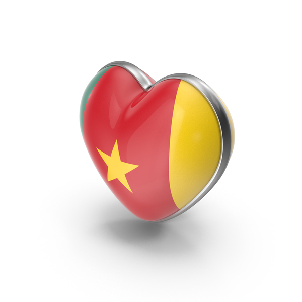 Symbols: Heart Shape Flag of Cameroon PNG & PSD Images Symbols: Heart Shape Flag of Cameroon PNG & PSD Images