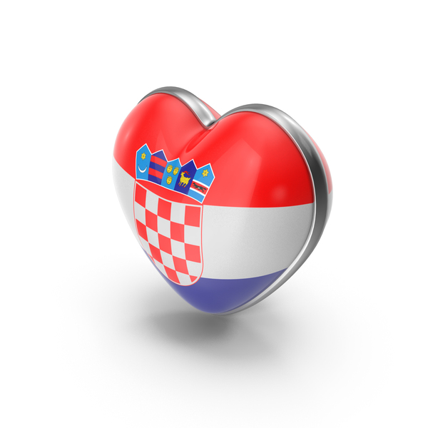 Heart Shape Flag of Croatia PNG & PSD Images Heart Shape Flag of Croatia PNG & PSD Images