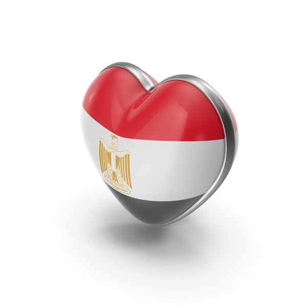 Heart Shape Flag of Egypt PNG & PSD Images Heart Shape Flag of Egypt PNG & PSD Images