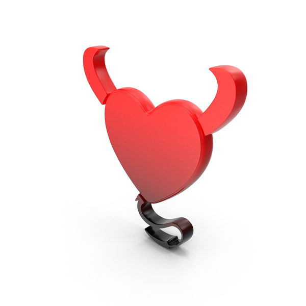 Shape: Heart Symbol Evil Red PNG & PSD Images