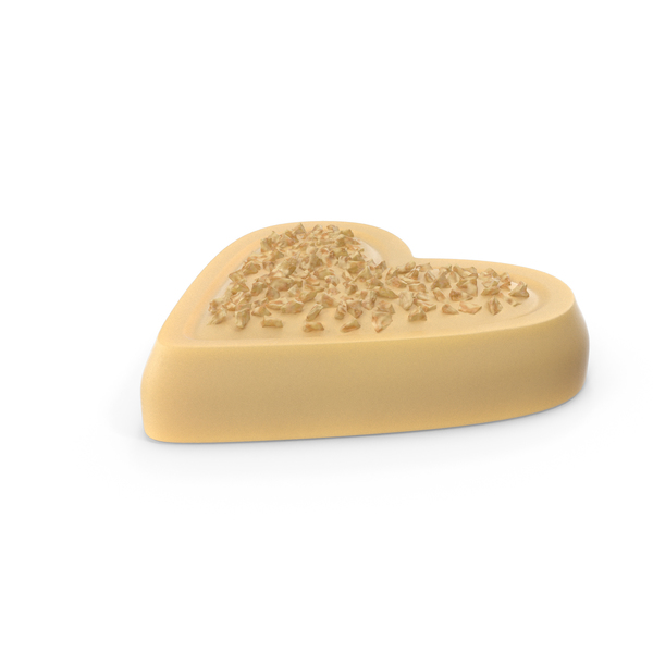 Heart White Chocolate Candy with Nuts PNG & PSD Images Heart White Chocolate Candy with Nuts PNG & PSD Images