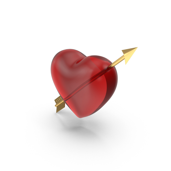 Heart With Gold Arrow PNG Images & PSDs for Download | PixelSquid ...