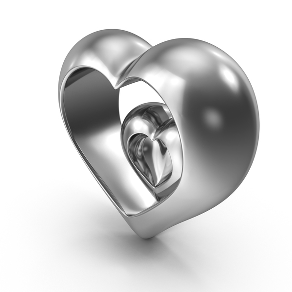 Heart Shape: Steel Hearts PNG & PSD Images Heart Shape: Steel Hearts PNG & PSD Images