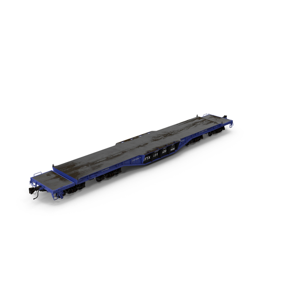 Heavy Duty Flat Car QTTX131 Blue PNG & PSD Images Heavy Duty Flat Car QTTX131 Blue PNG & PSD Images