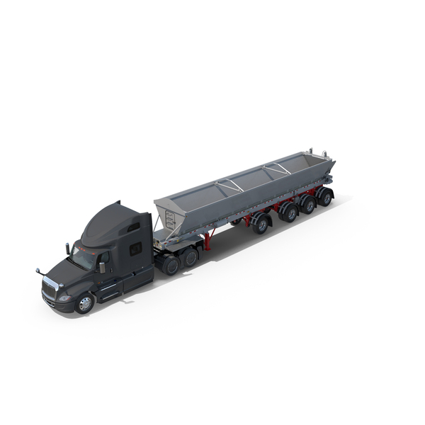 Port: Heavy Truck With Bottom Trailer PNG & PSD Images Port: Heavy Truck With Bottom Trailer PNG & PSD Images