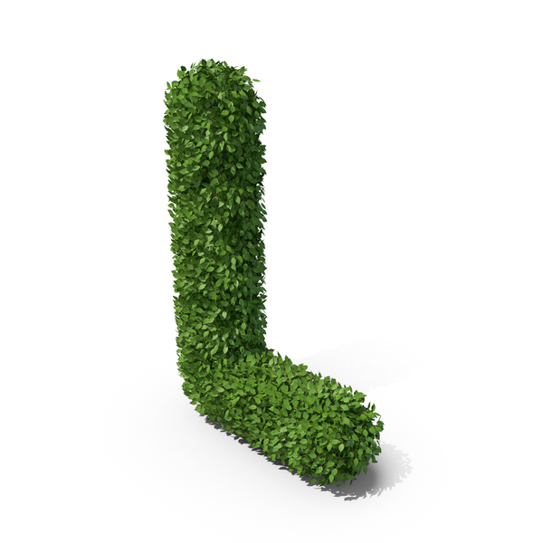 Hedge Shaped Letter L PNG Images & PSDs for Download | PixelSquid ...