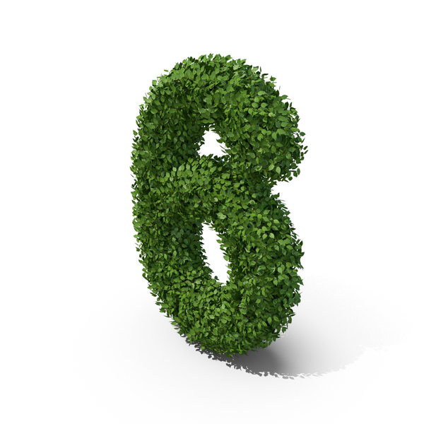 Topiary: Hedge Shaped Number 6 PNG & PSD Images Topiary: Hedge Shaped Number 6 PNG & PSD Images