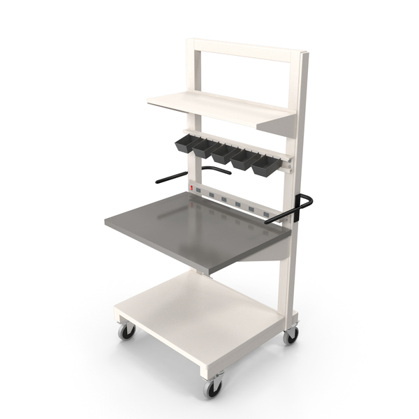 Laboratory Table: Height Adjustable Mobile Cart PNG & PSD Images Laboratory Table: Height Adjustable Mobile Cart PNG & PSD Images