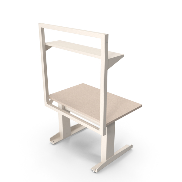 Laboratory Table: Height Adjustable Workbench PNG & PSD Images