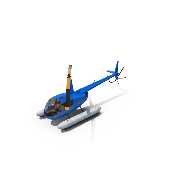 Civilian Utility: Helicopter Robinson R44 With Floats PNG & PSD Images Civilian Utility: Helicopter Robinson R44 With Floats PNG & PSD Images