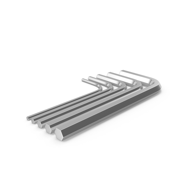 Allen: Hex Wrench Set PNG & PSD Images Allen: Hex Wrench Set PNG & PSD Images