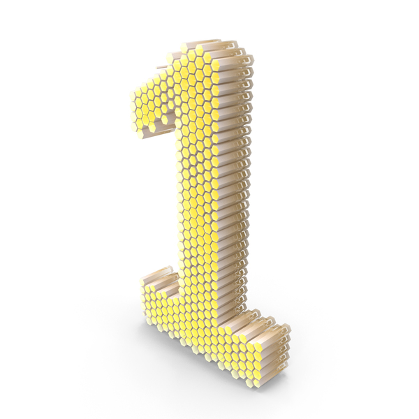 Hexagonal Number 1 PNG & PSD Images Hexagonal Number 1 PNG & PSD Images