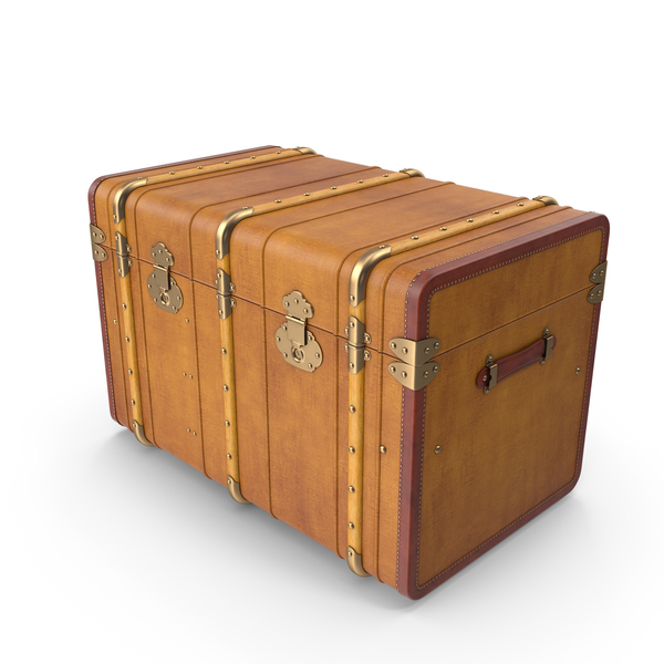 High Curved Steamer Trunk PNG & PSD Images