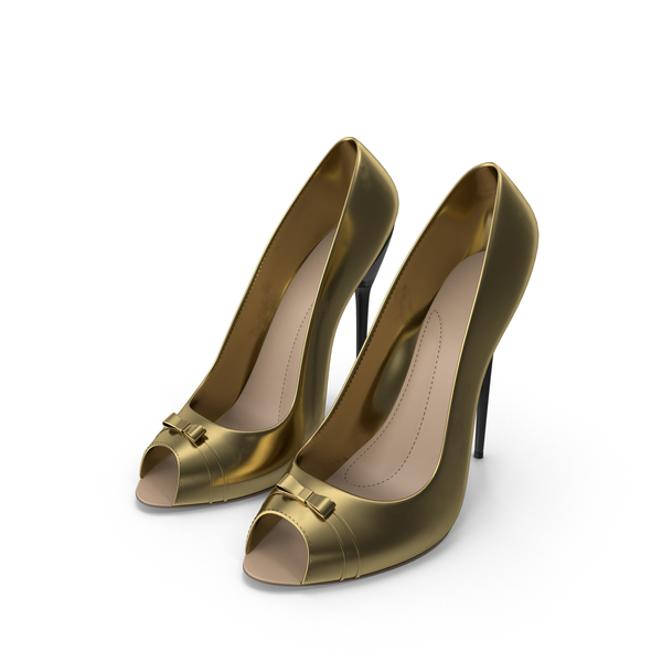 High Heels Women's Shoes Gold PNG & PSD Images High Heels Women's Shoes Gold PNG & PSD Images