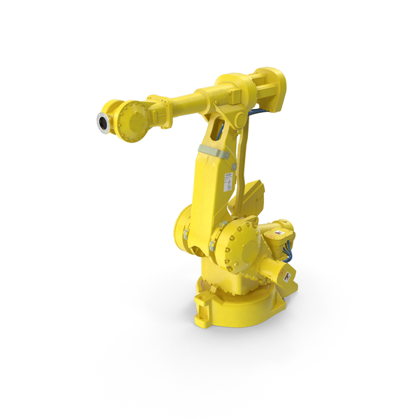 Robotic Arm: High Speed Industrial Robot Yellow PNG & PSD Images